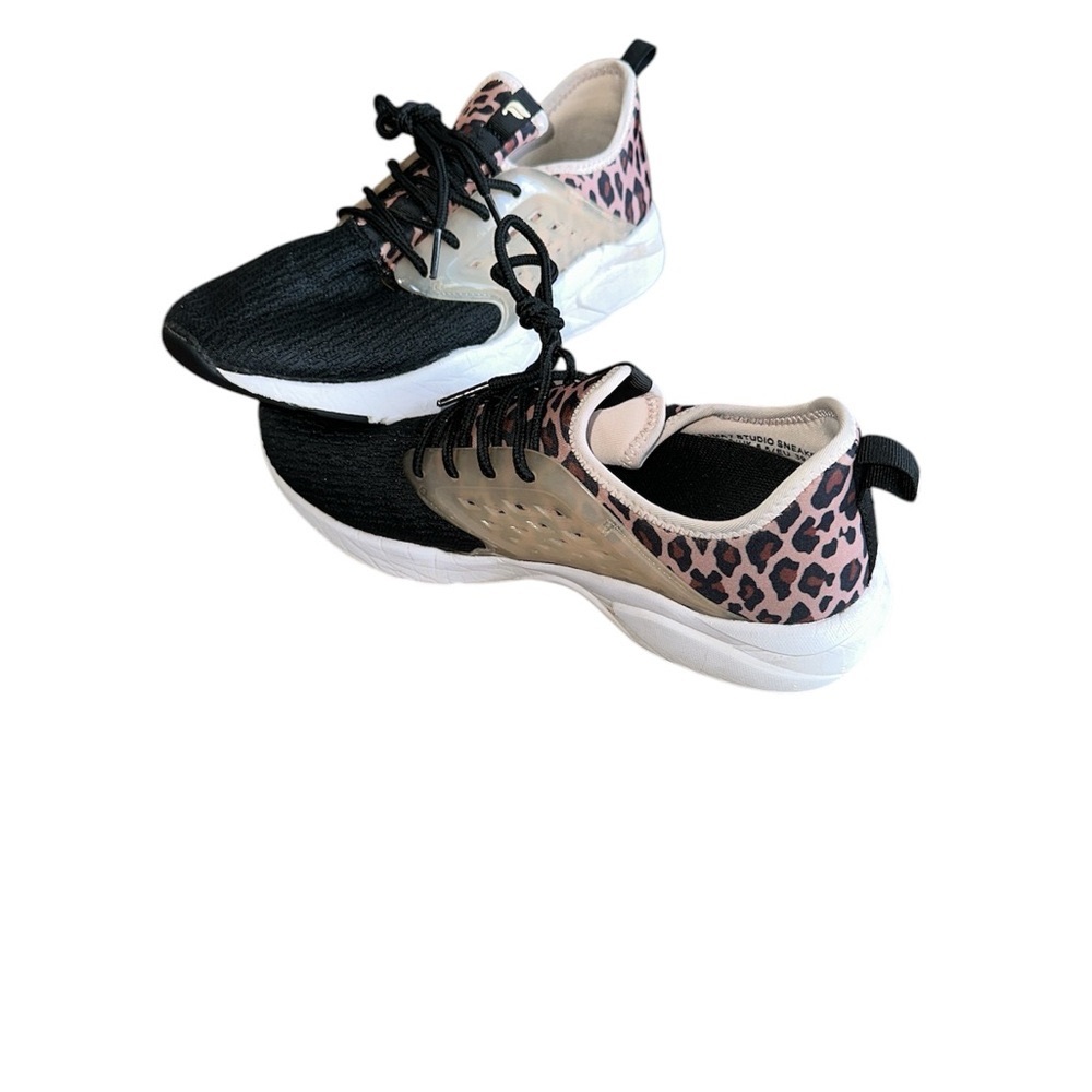 Fabletics | Black & Pink Leopard Sneakers